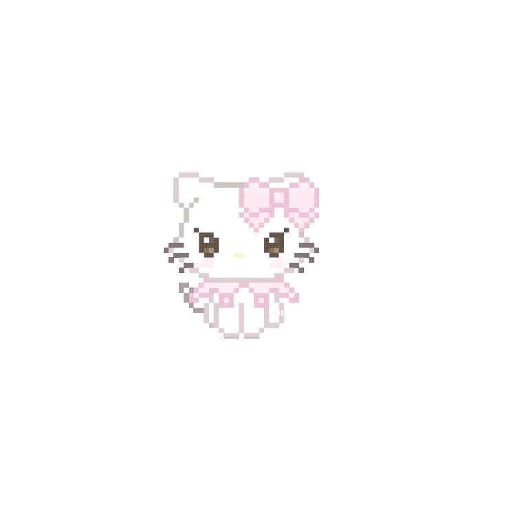 픽셀 챠미키티 🎀/•᷅•᷄\୭